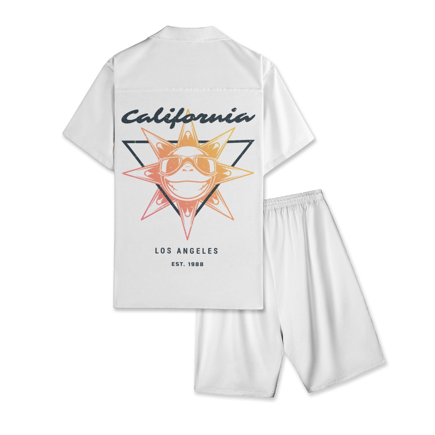 Men's All-Over-Print Hawiian Shirt Sets