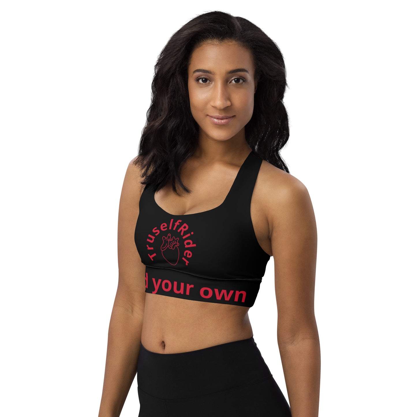 Longline sports bra