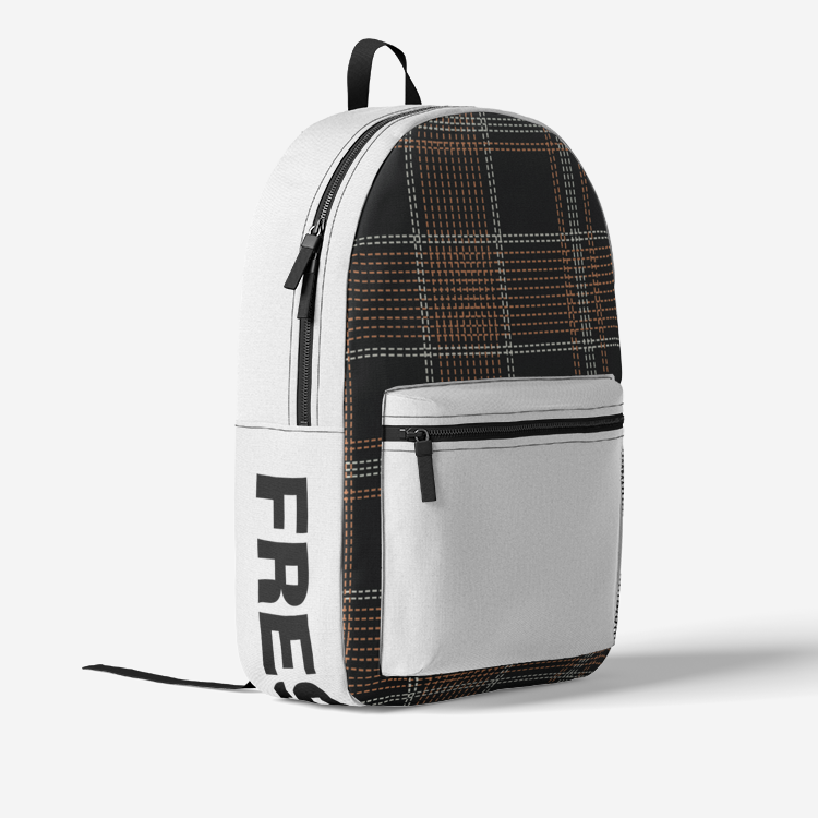 Retro Colorful Print Trendy Backpack