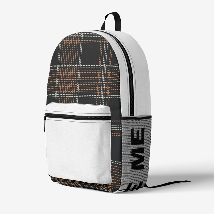 Retro Colorful Print Trendy Backpack