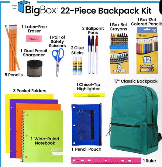 Backpack School kit