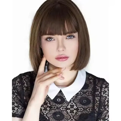 Wholesale 2026 Women's Short Straight Hair Middle Split Bob Wigs Brazilian Vietnamese Style Wholesale Price