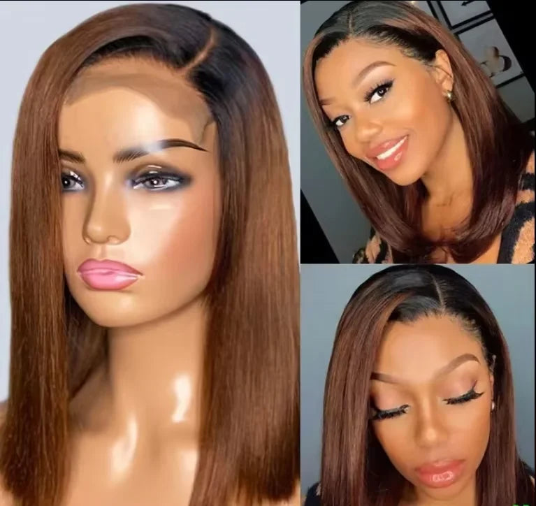 Wholesale 2026 Women's Short Straight Hair Middle Split Bob Wigs Brazilian Vietnamese Style Wholesale Price