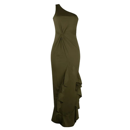 2026 Round Neck Sleeveless Plain Elegant Women Summer Party Long Casual Dress