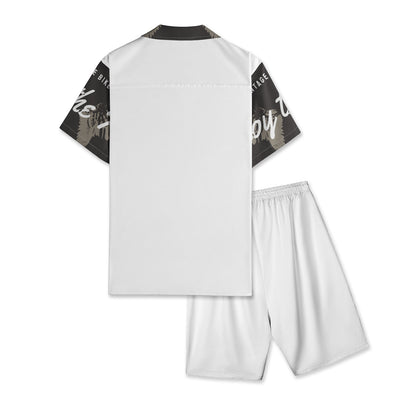 Men's All-Over-Print Hawiian Shirt Sets