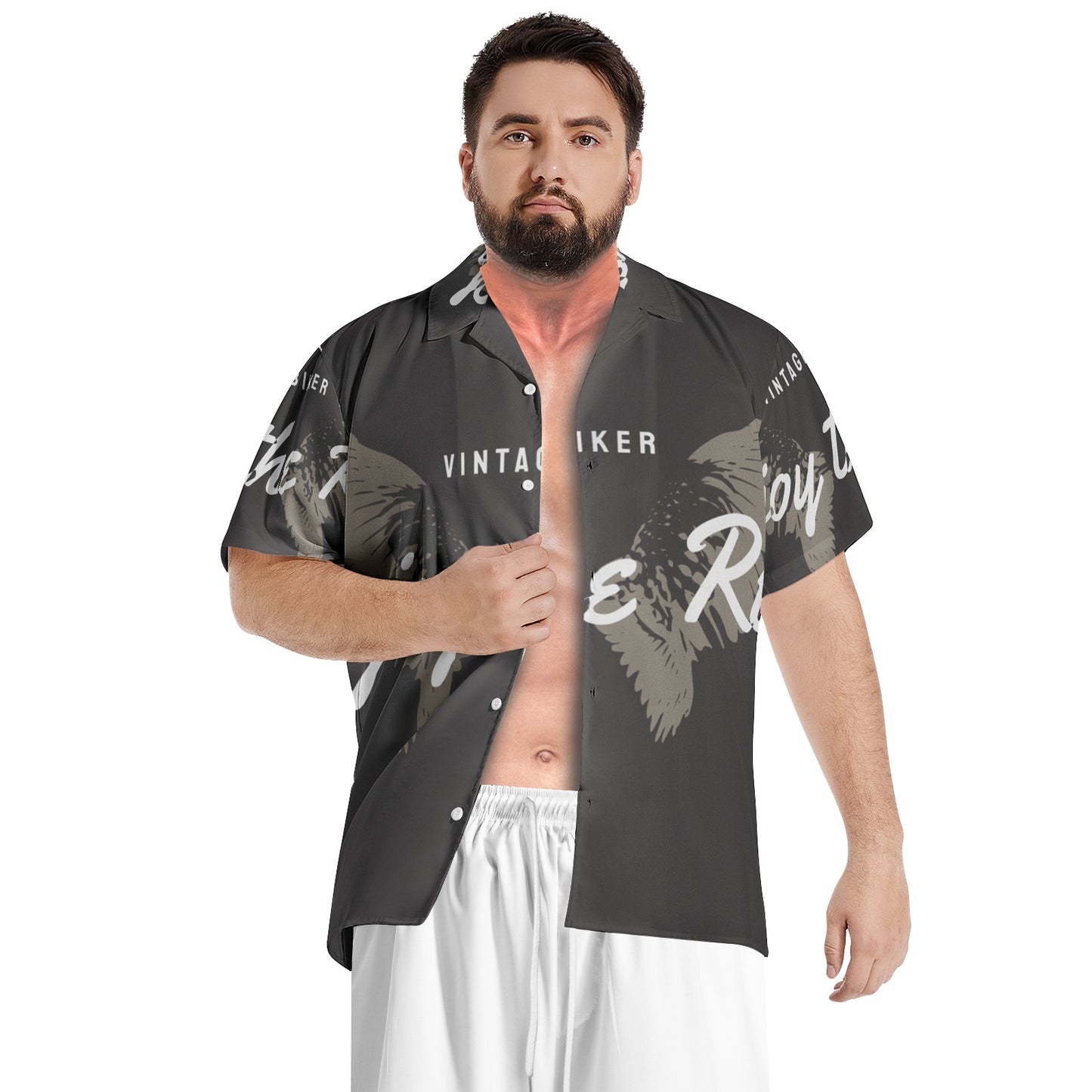 Men's All-Over-Print Hawiian Shirt Sets